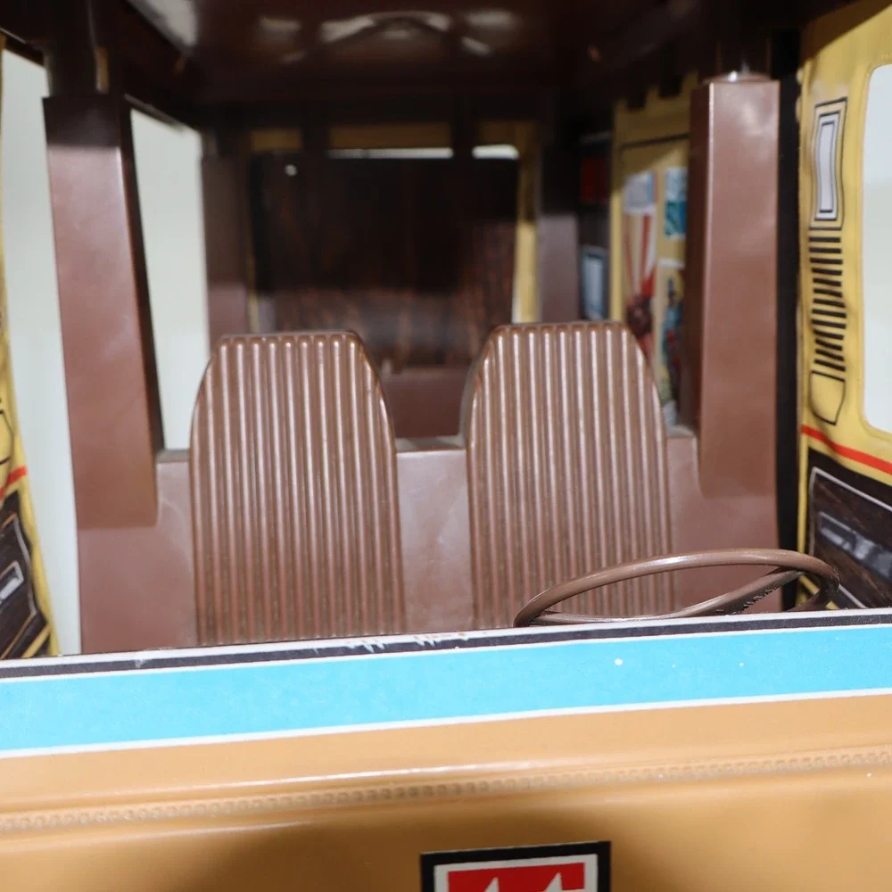 Vintage 1971 Mattel Big Jim‎ Sports Camper Vehicle Brown Tan 4994 Retro Toy